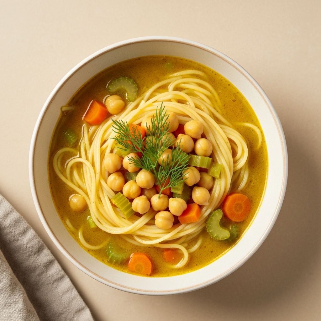 Chickpea Noodle Soup