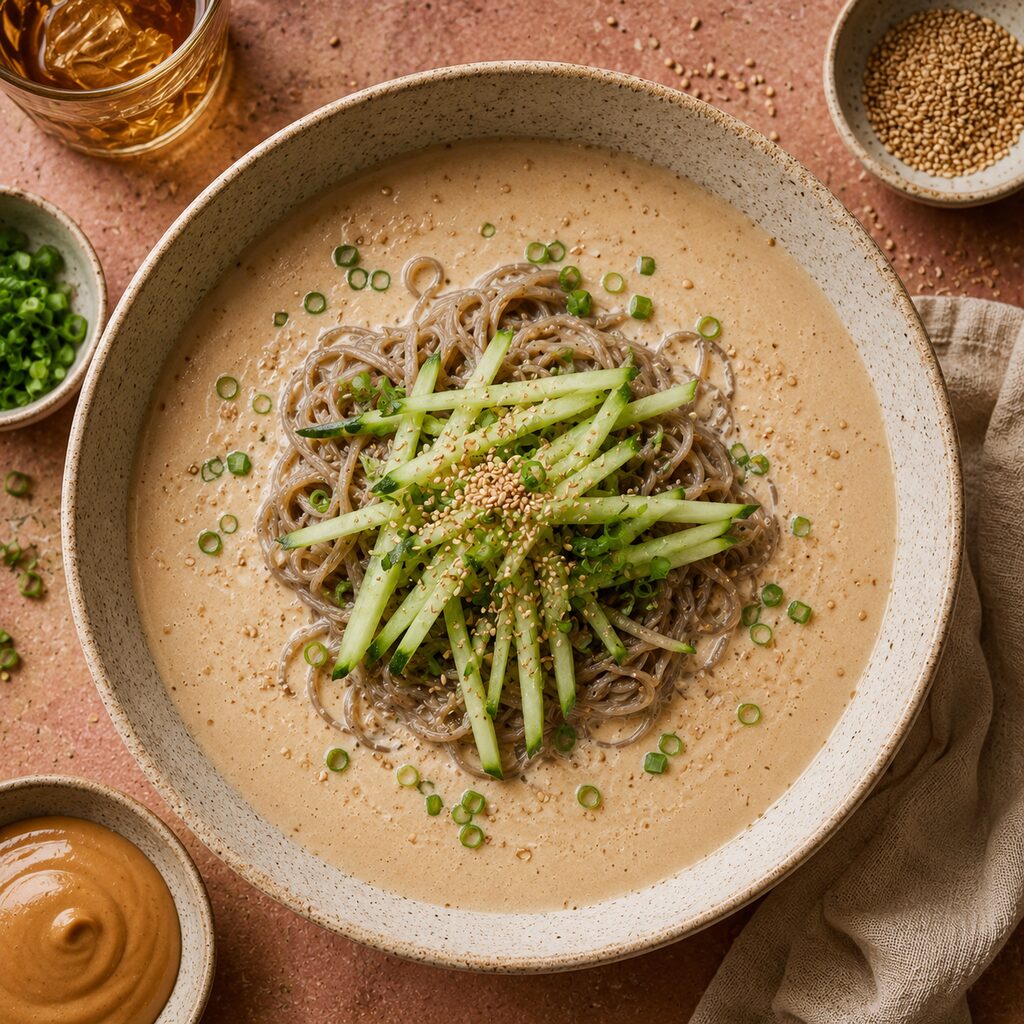 Cold Soy Milk Noodle Soup