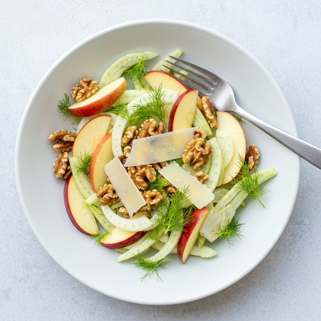 Fennel-Apple Salad With Walnuts