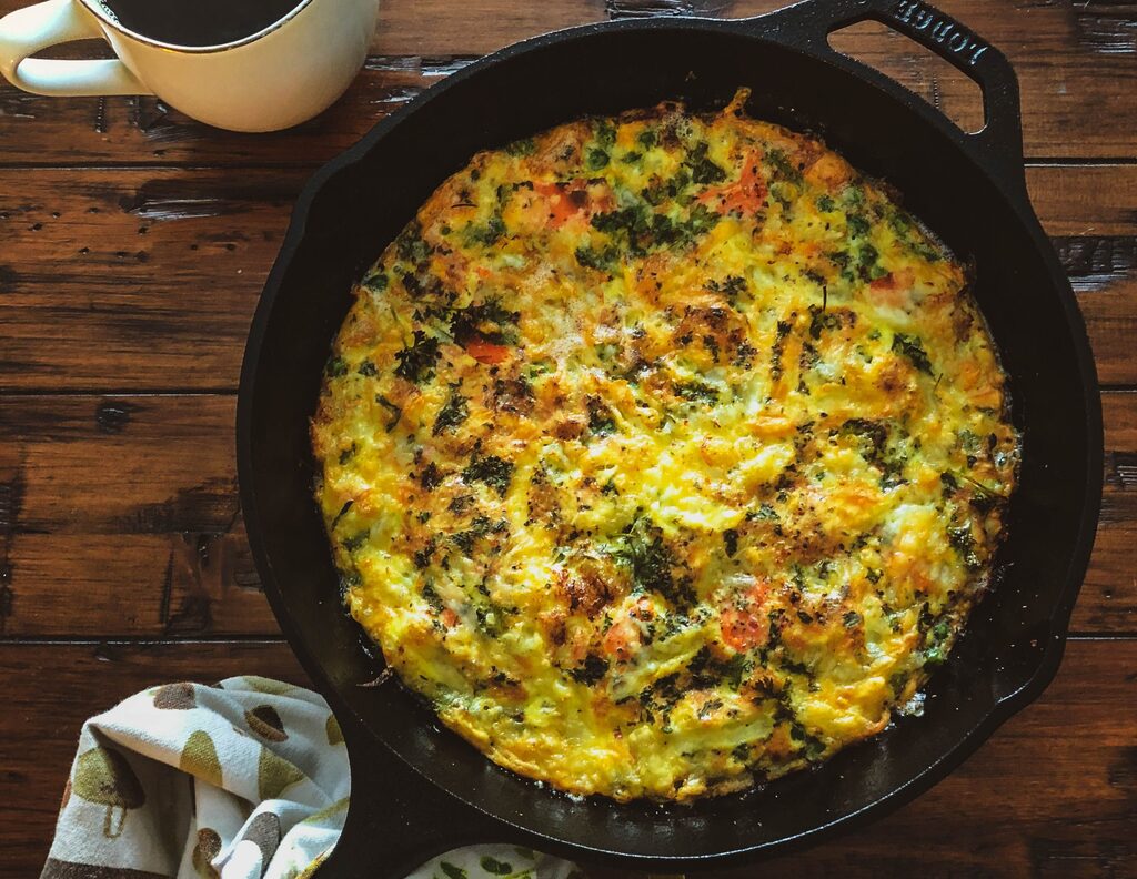 Veg-loaded Frittata