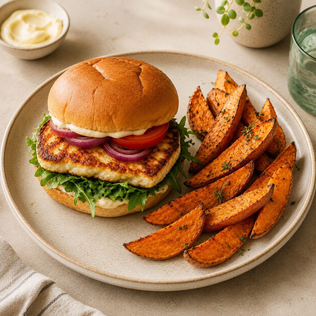 Halloumi burgers