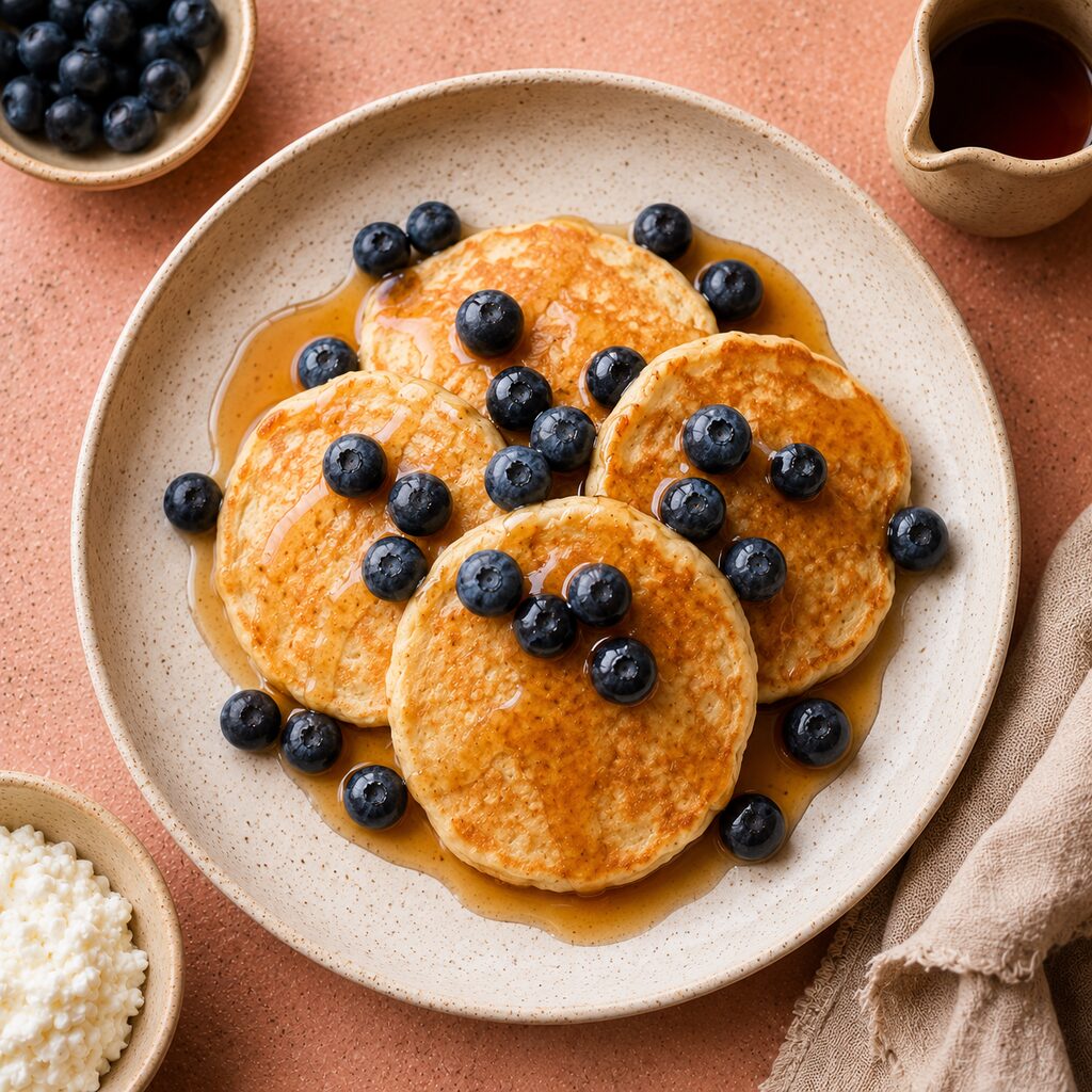 Cottage cheese pancakes